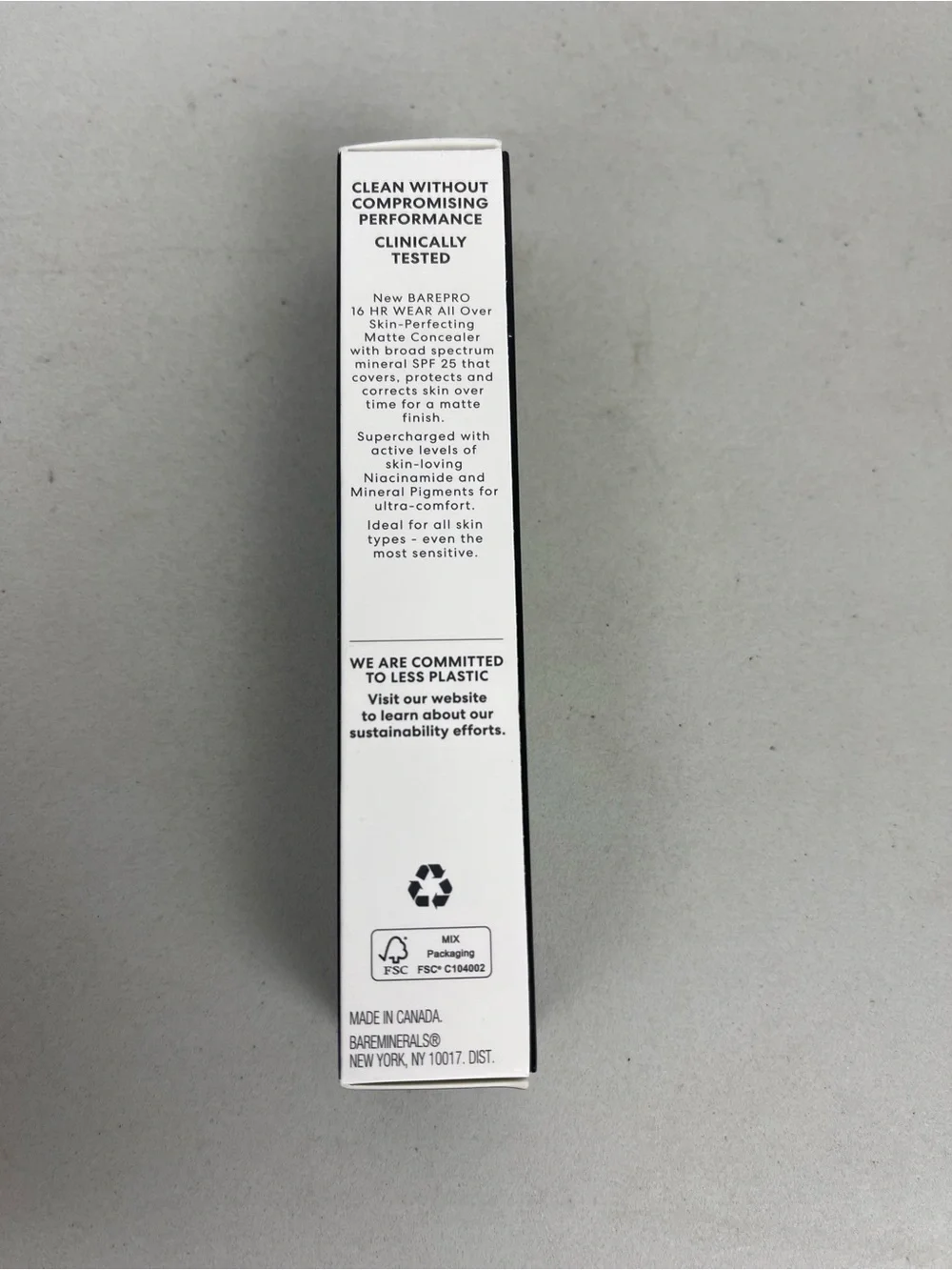 BareMinerals Barepro 16HR Wear All Over Skin Protecting Matte Concealer 250 NEW